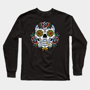 Skull // Skull Calavera Long Sleeve T-Shirt